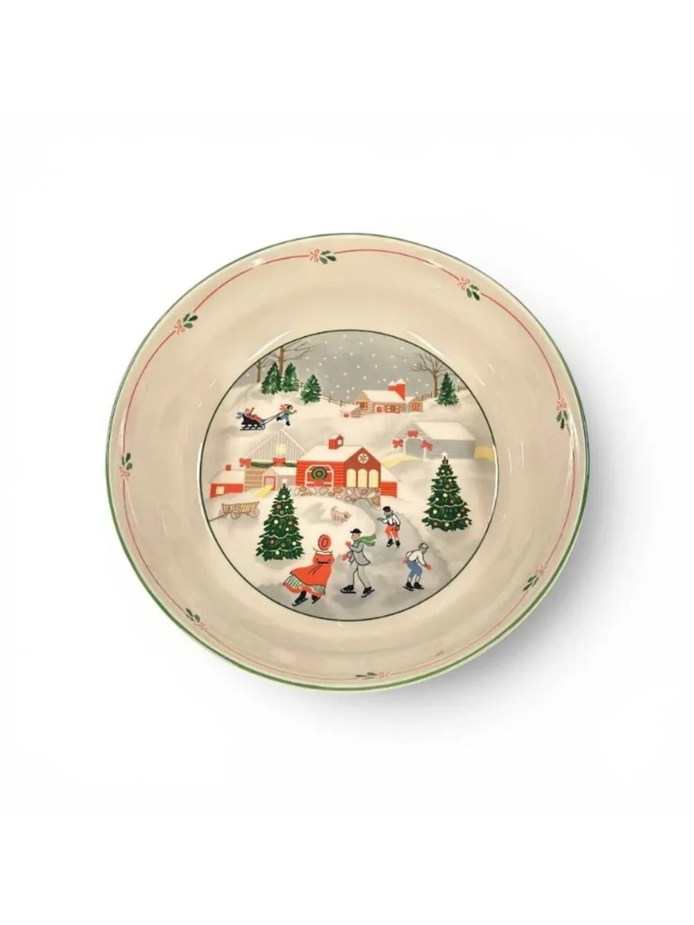 Sango Silent Night Holiday Vegetable  Serving Bowl 3900 Series - 9